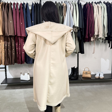 Manteau en simili cuir