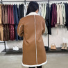 Manteau en simili cuir