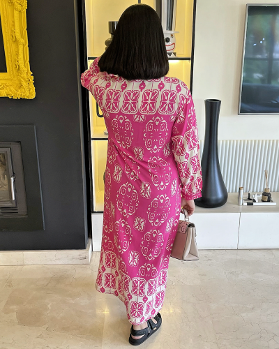 Chemise robe imprimée