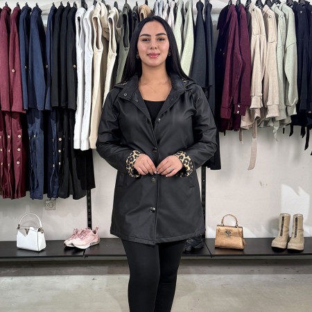 Veste en simili cuir