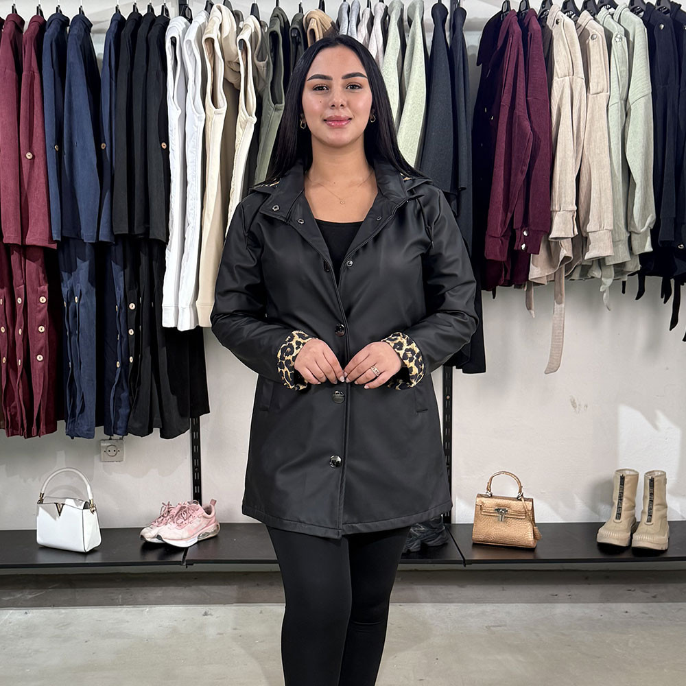 Veste en simili cuir