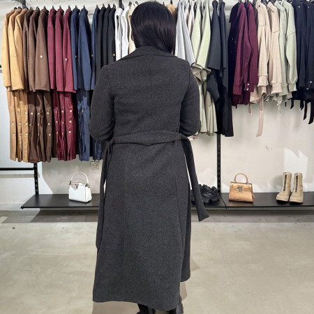 Manteau long en cachemire