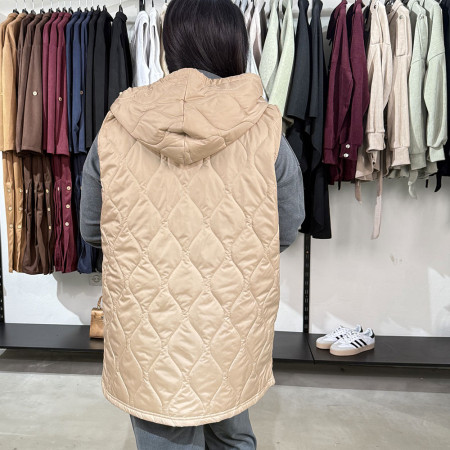 Ensemble 3 pièces gilet matelassé