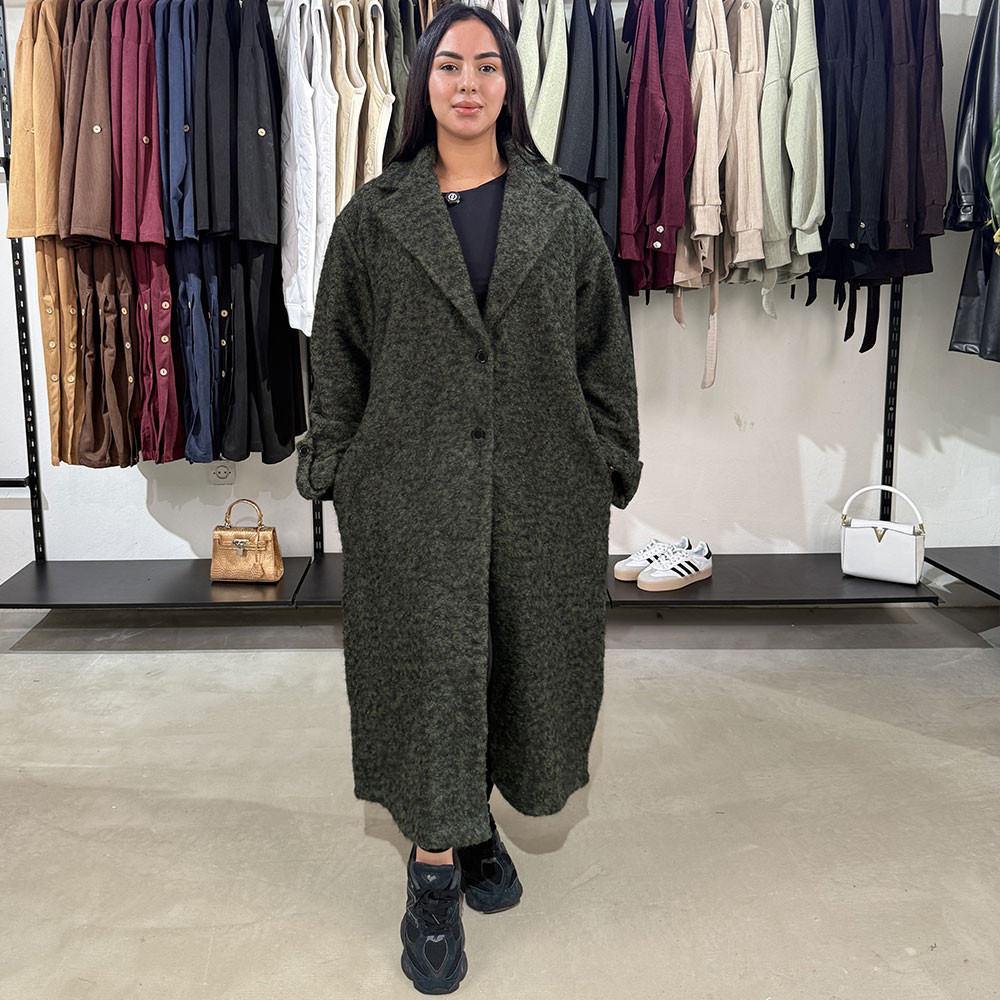 Manteau en bouclette