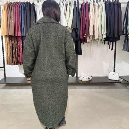 Manteau en bouclette