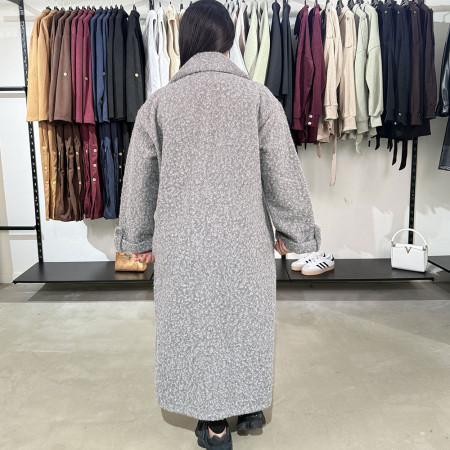 Manteau en bouclette