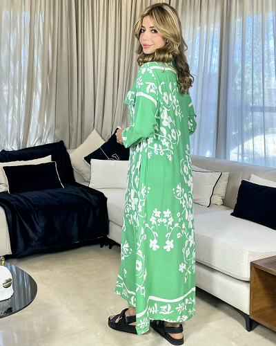 Chemise robe en Fibranne