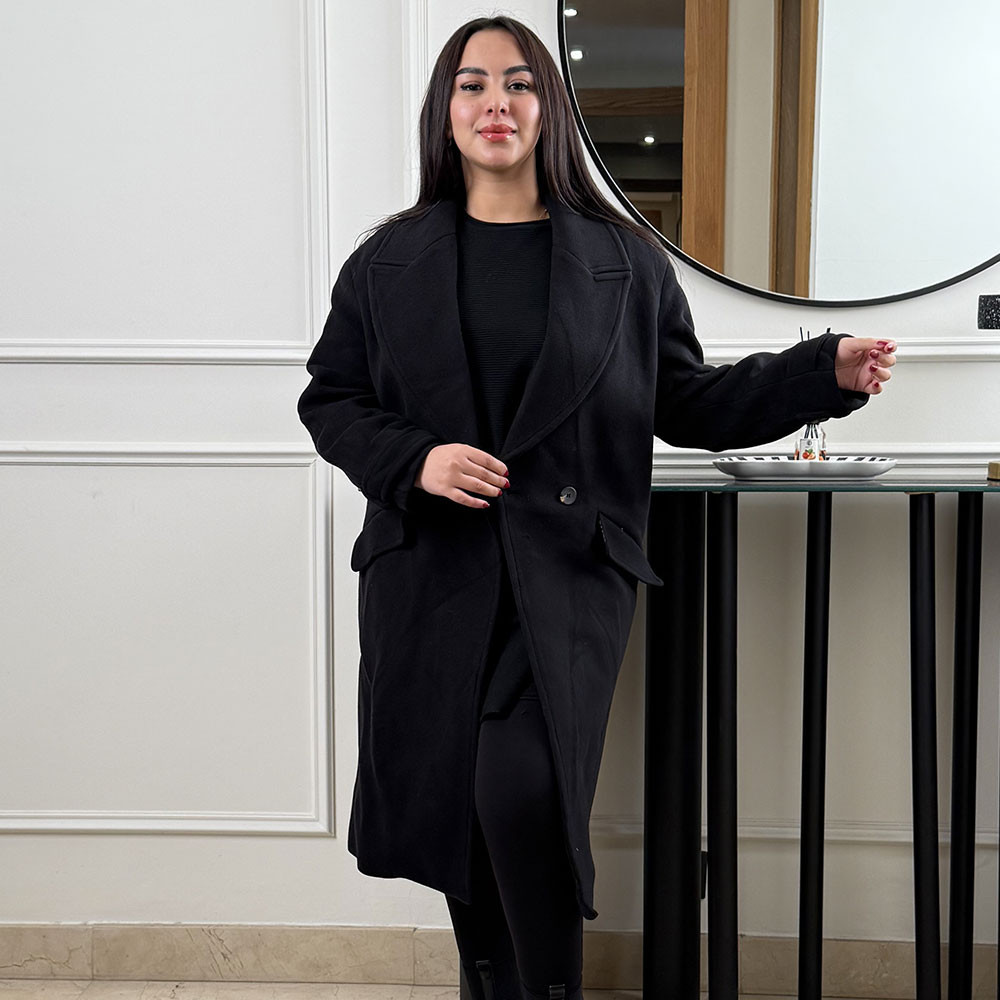 Manteau oversize en cachemire