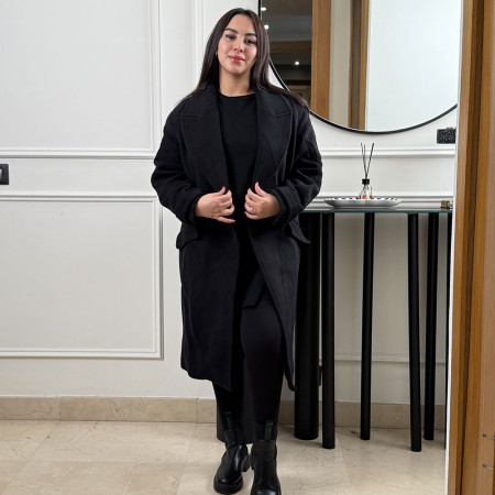 Manteau oversize en cachemire