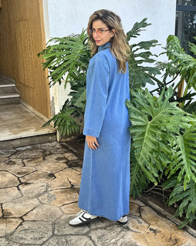 Robe en jeans