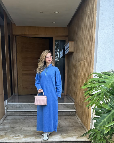 Robe en jeans