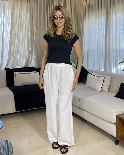 Pantalon en lin