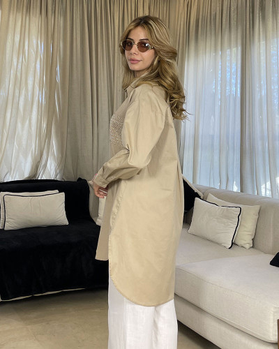 Chemise en popeline