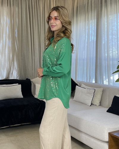 Chemise en crepe de soie