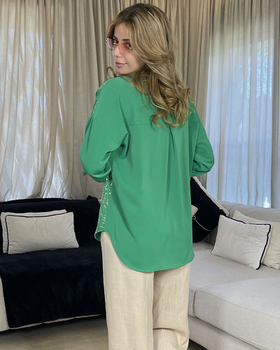 Chemise en crepe de soie