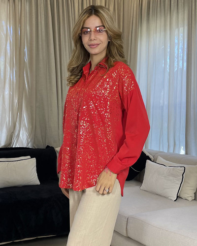Chemise en crepe de soie