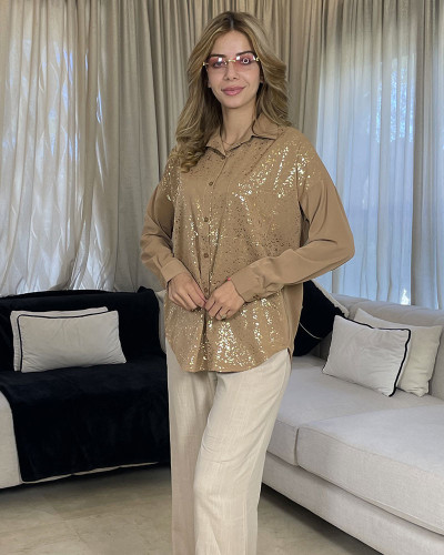 Chemise en crepe de soie