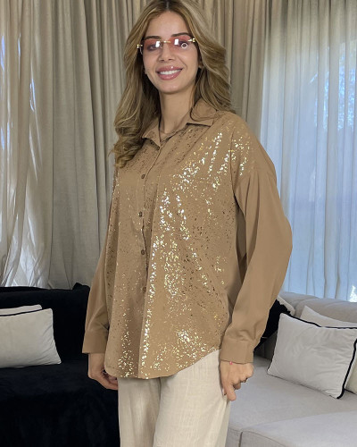 Chemise en crepe de soie