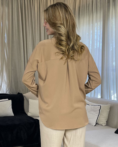 Chemise en crepe de soie