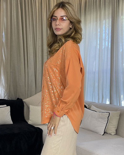 Chemise en crepe de soie