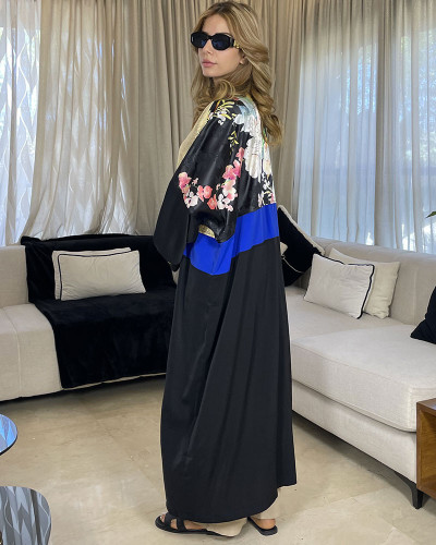 Kimono en crepe de soie