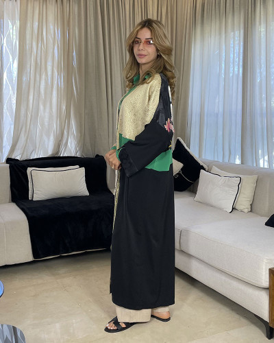 Kimono en crepe de soie