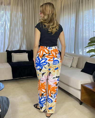Pantalon en crepe