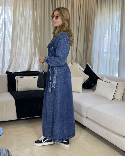 Robe en jeans