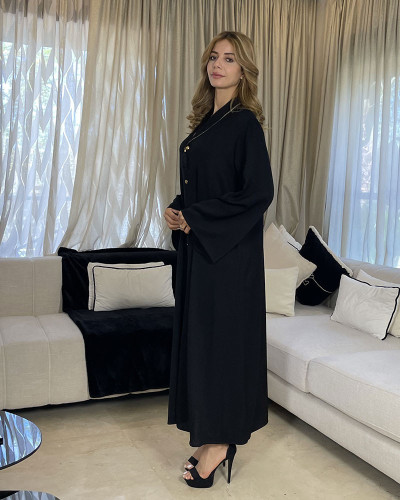 abaya en crepe