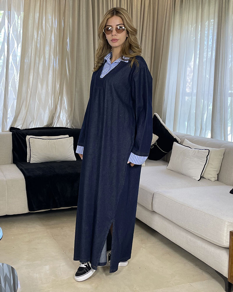 Robe en jeans