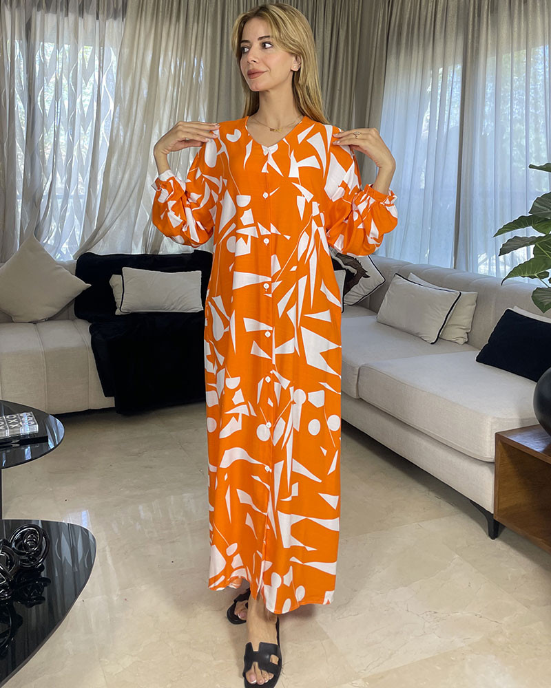 Chemise robe en crepe