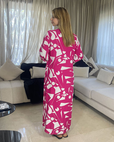 Chemise robe en crepe
