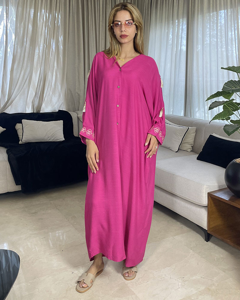 CHEMISE ROBE EN LIN