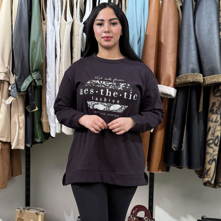 Pull simple imprimé