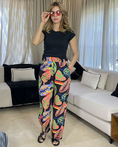 Pantalon en crepe