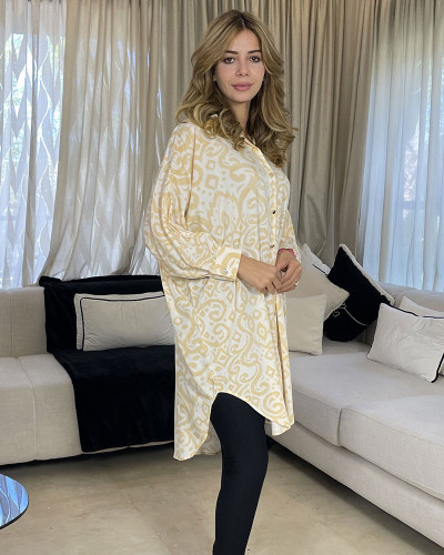 Chemise over size en crepe