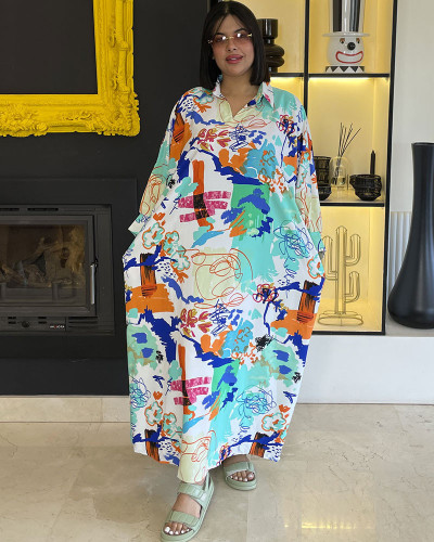 GANDOURA EN CREPE