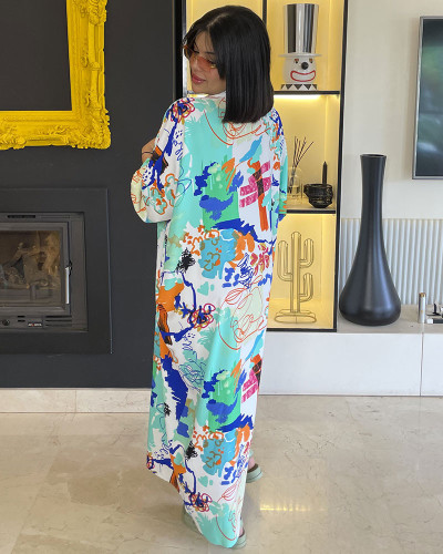 GANDOURA EN CREPE