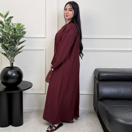 Chemise robe en crepe