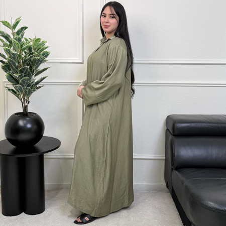 Chemise robe en crepe