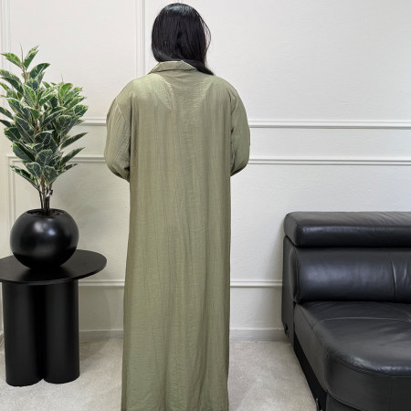 Chemise robe en crepe