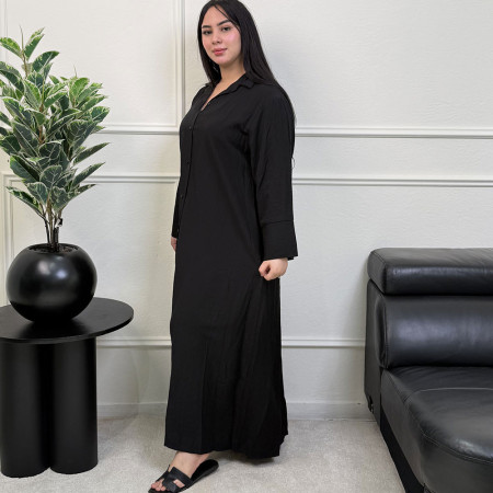 Chemise robe en crepe