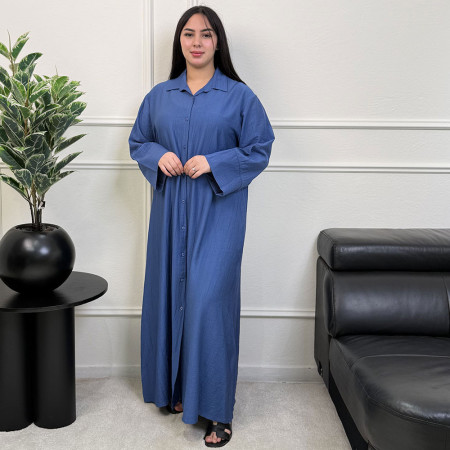 Chemise robe en crepe