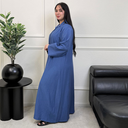 Chemise robe en crepe