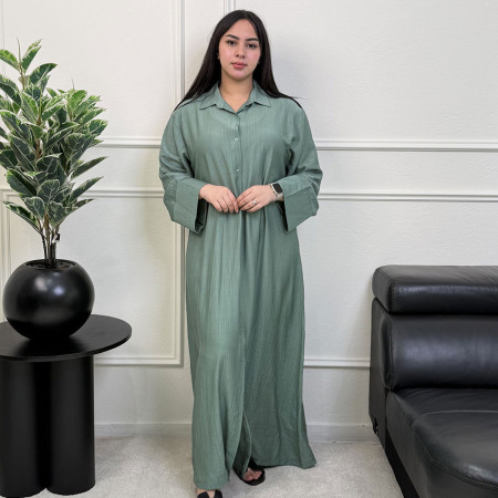 Chemise robe en crepe