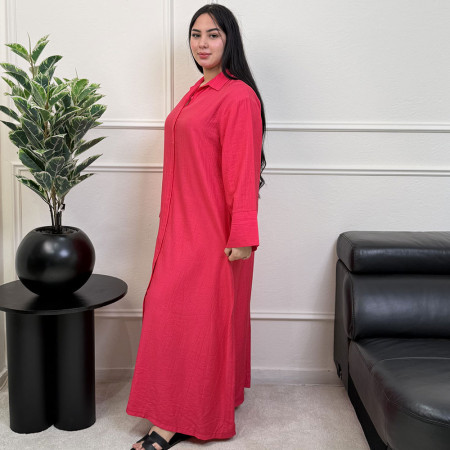 Chemise robe en crepe