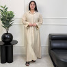 Chemise robe en crepe
