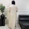 Chemise robe en crepe