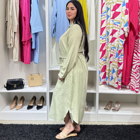 Chemise robe en Fibranne