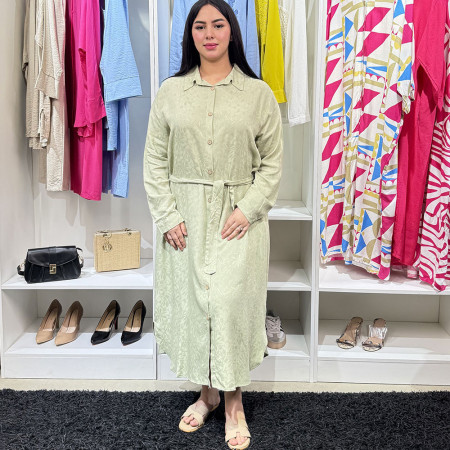 Chemise robe en Fibranne